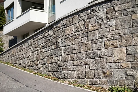 Szene aus dem Quartier rund um die Brunnhalde