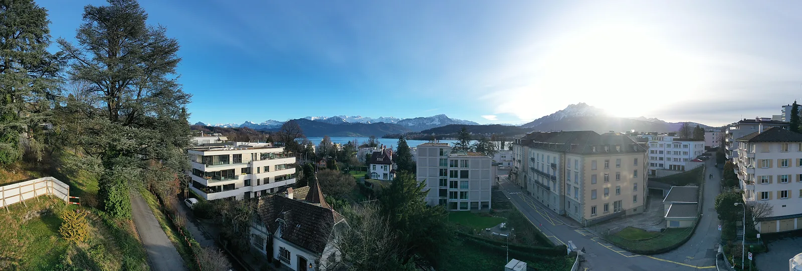 Panorama auf Höhe Attika