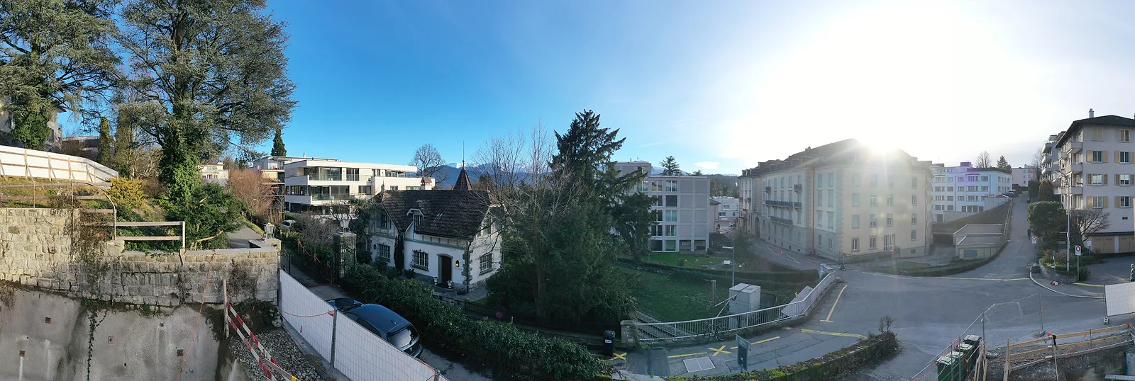 Panorama auf Höhe Erdgeschoss