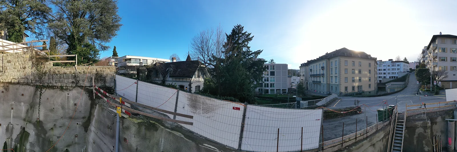 Panorama auf Höhe Gartengeschoss